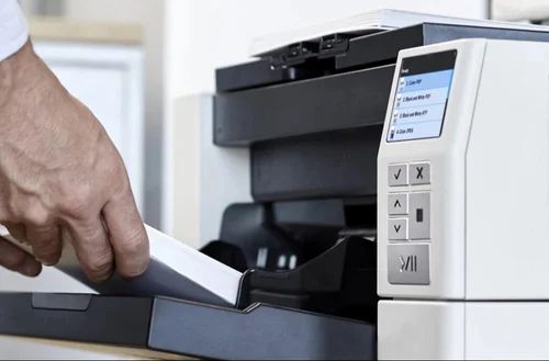 Scanning a document at SP IT Services